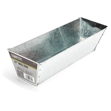 Hangzhou Great Star Industrial 12 in. Galvanized Metal Mud Pan 242921